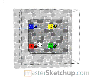 SketchUp texture position