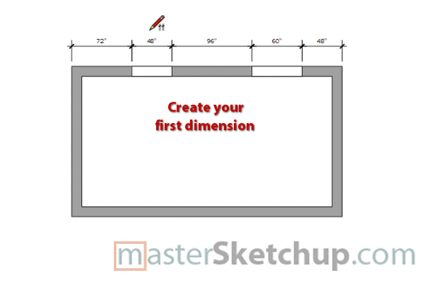 LayOut Dimension Offset